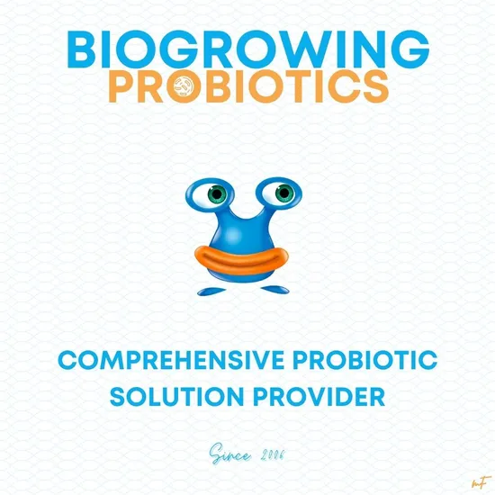 Souches probiotiques de Lactobacillus Paracasei Biogrowing, durée de conservation de 2 ans