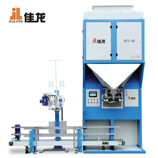 Machine d'emballage d'engrais semi-automatique antidéflagrante SS304 pour granulés de poudre d'urée NPK DAP SSP 25 kg 50 kg PLC écran tactile