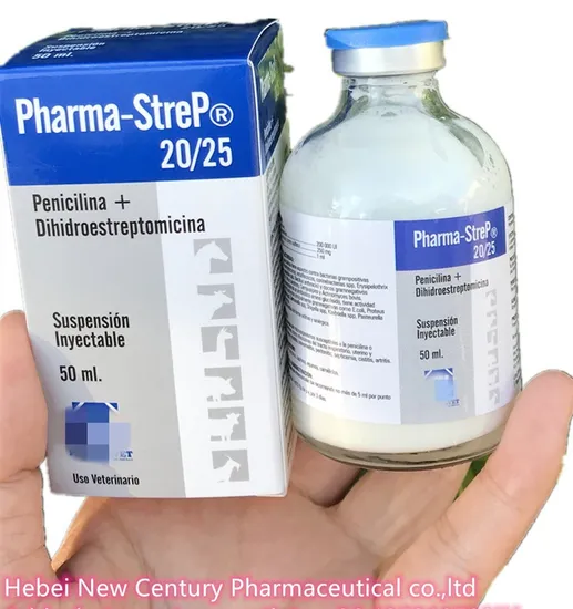 Injection de Penstrep 20/25