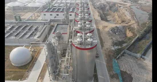 Réservoir anaérobie en acier inoxydable 304 pour le traitement des eaux usées issues de la préparation d'enzymes